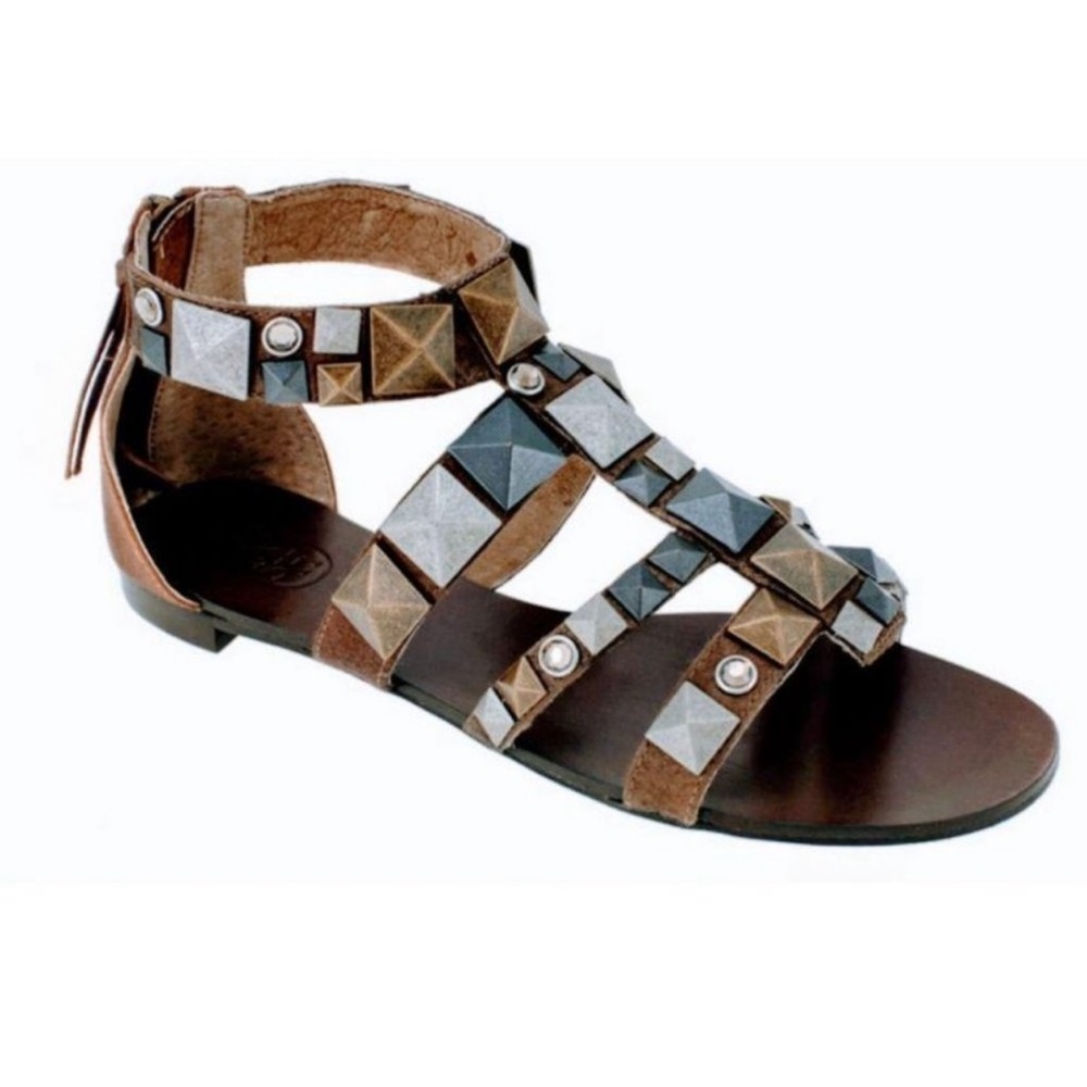 ASH Meka Embellished Gladiator Sandals 6.5